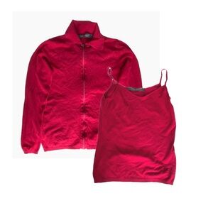 Marina Rinaldi Tank and Sweater Set